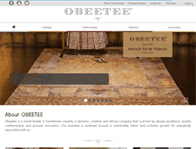 Tablet Screenshot of obeetee.com